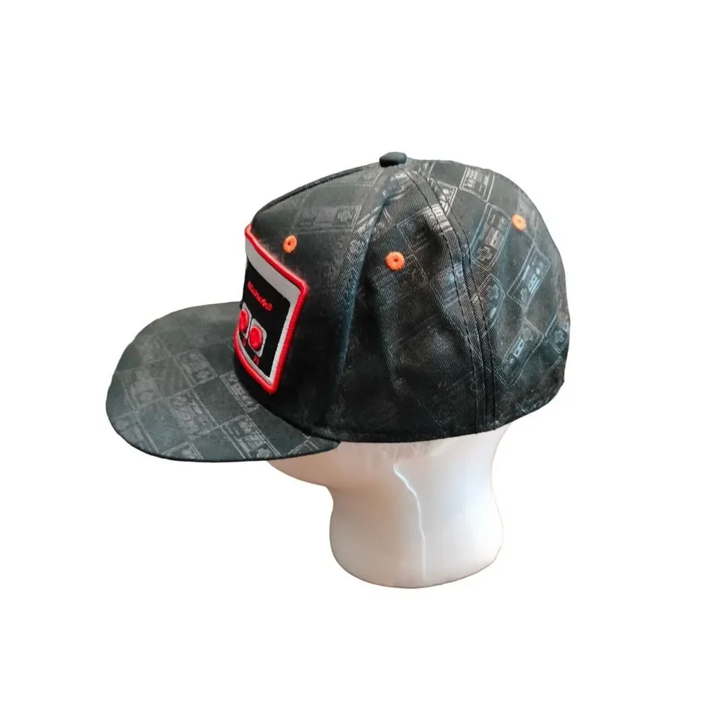 Nintendo Hat Mens Black Adjustable 2000s‎ Y2K Video Game Console Cap Snapback